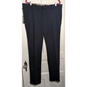 Au Noir Daring Beretta Dress Pants Navy Blue Men's 40 Designer Work Office(884)